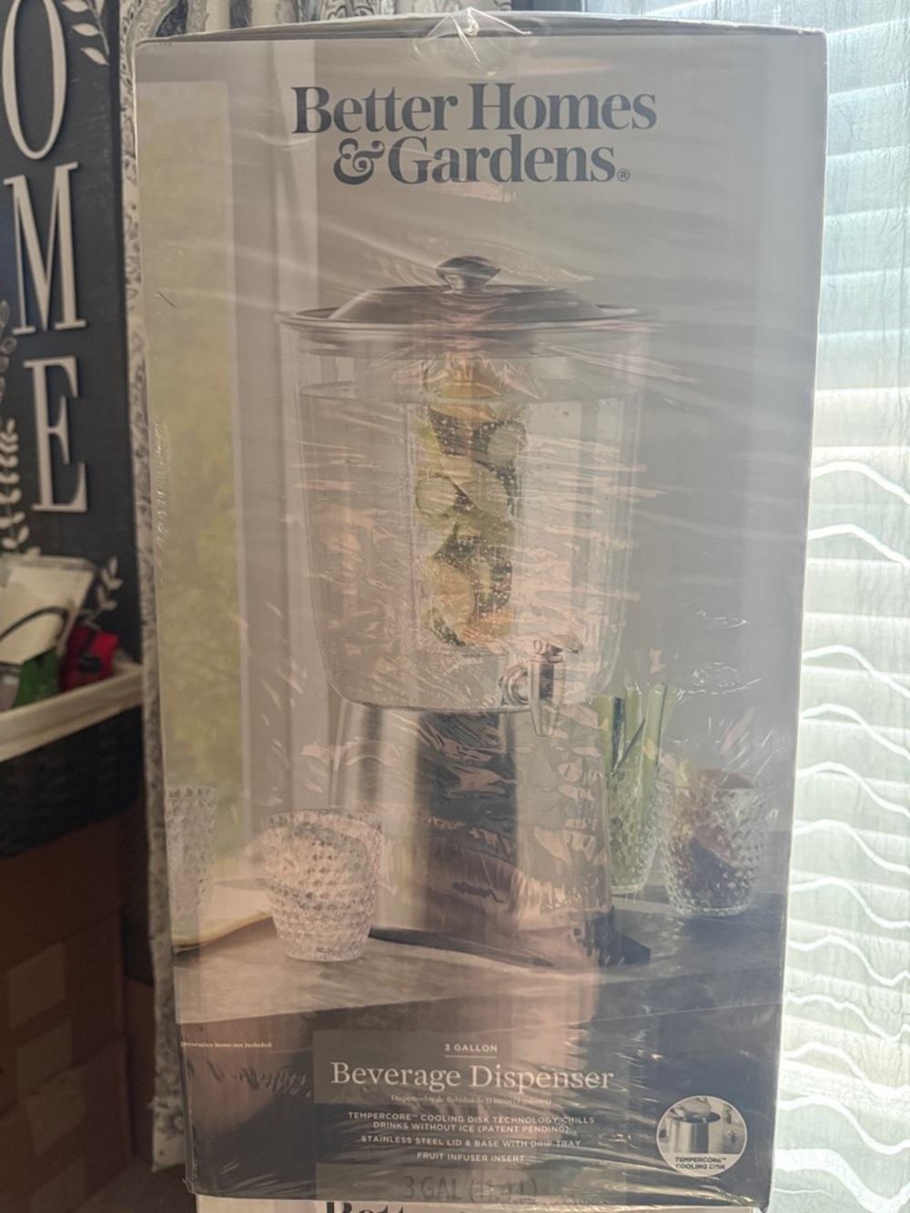 Better Homes And Gardens 3 Gallon Stainless Steel Beverage Dispenser